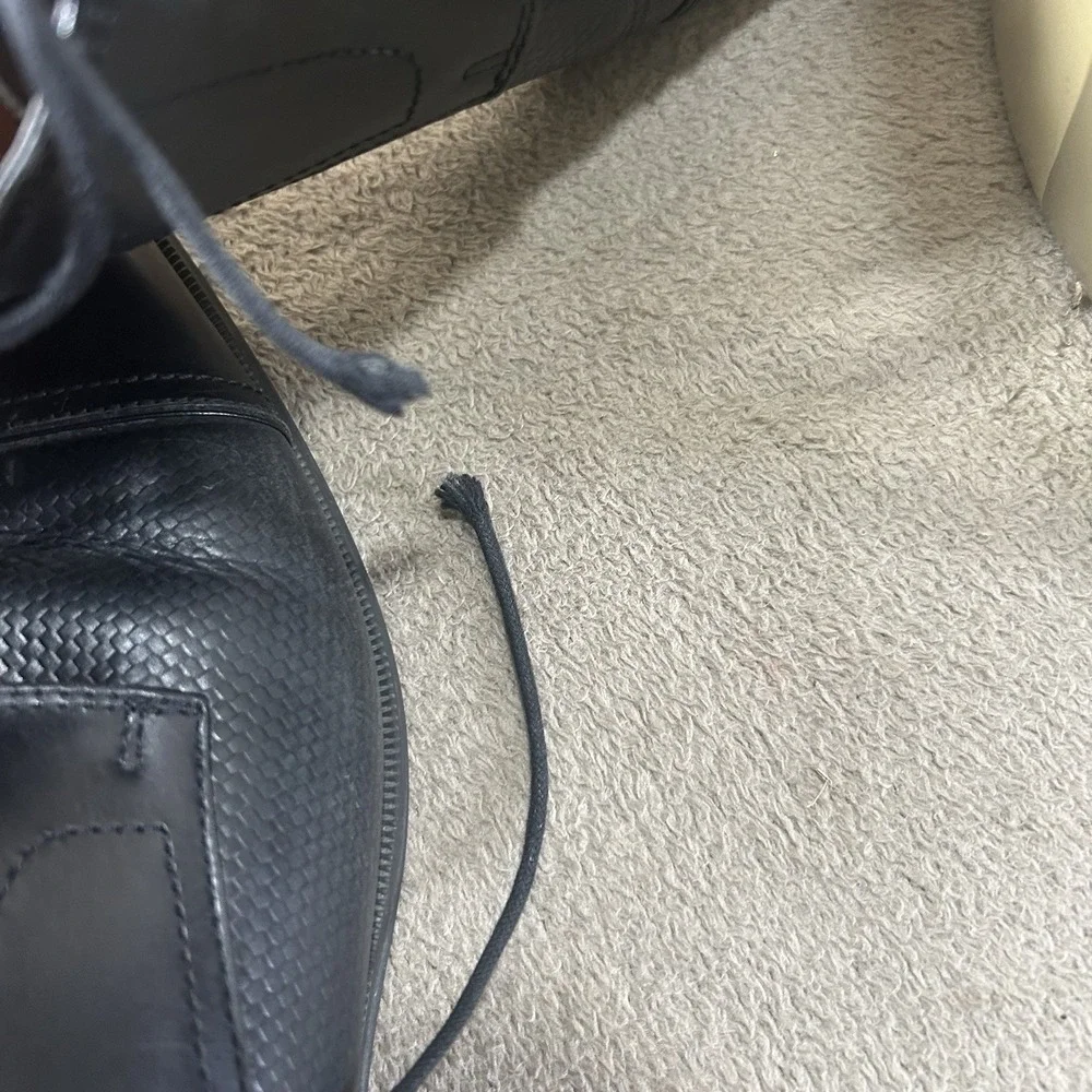 Florsheim Mens 9.5EEE Black Leather Cap Toe Oxford Dress Shoes 14220-001